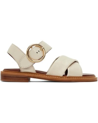 See By Chloé Beige Lyna Sandals - Black