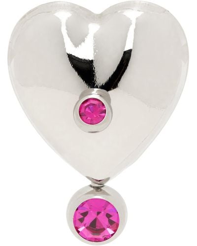 Justine Clenquet Max Single Earring - Pink