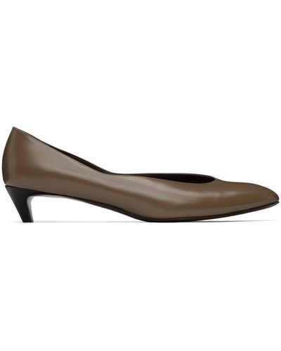 The Row - Monceau black leather pumps F1214RC222 - buy with Czech Republic  delivery at Symbol