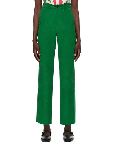 Bode Standard Pants - Green