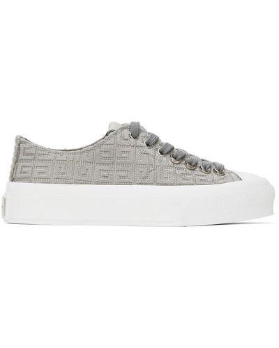 Givenchy Gray City Sneakers - Black