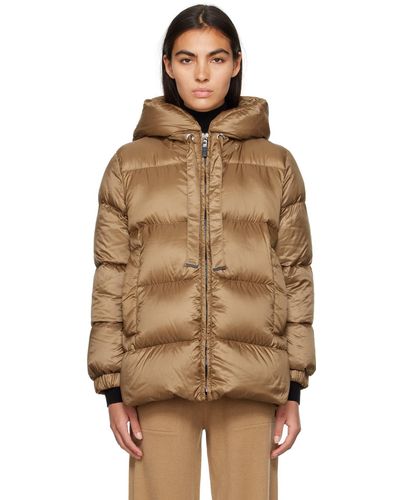 Max Mara Blouson rembourré en duvet - the cube - Marron