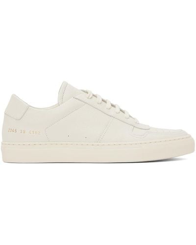 Common Projects Off- Bball Low Bumpy Sneakers - Black