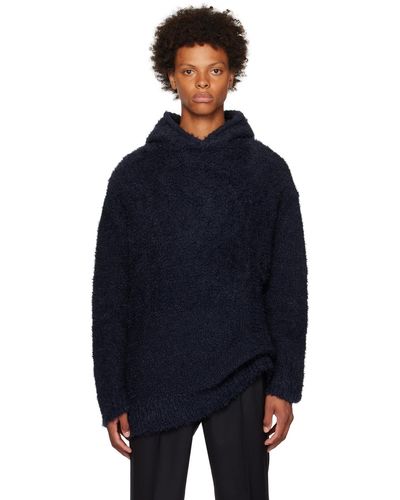Gauchère Pinched Hoodie - Blue