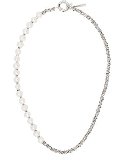 PEARL OCTOPUSS.Y Baroque Diamond Necklace - White