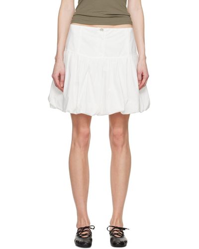 Paloma Wool Globo Miniskirt - White