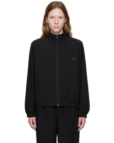 T By Alexander Wang Coaches Track Jacket - Black