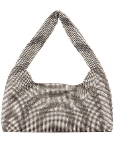 Kara Mini Swirl Armpit Bag - Grey