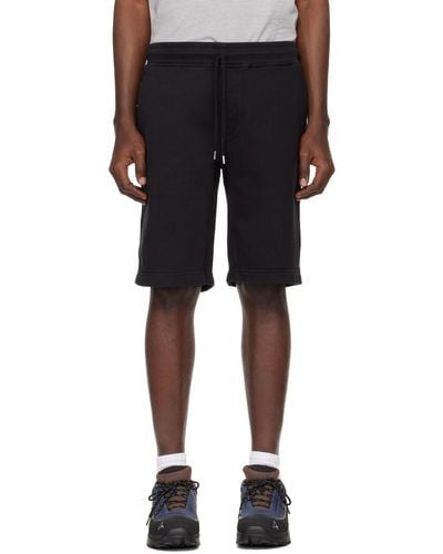 C.P. Company Embroidered Shorts - Black