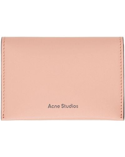 Acne Studios – Folded Card Holder Red - One Size