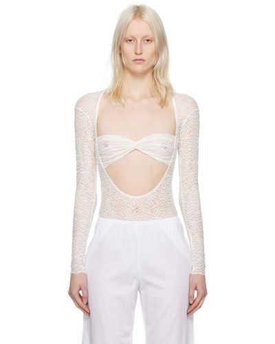 Beaufille Baes Bodysuit - White