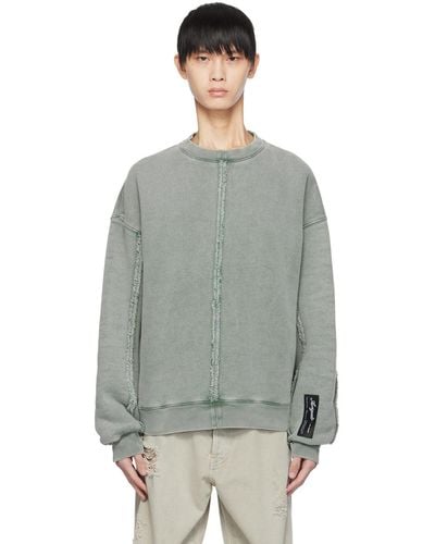 Axel Arigato Green Chopped Sweatshirt - Grey