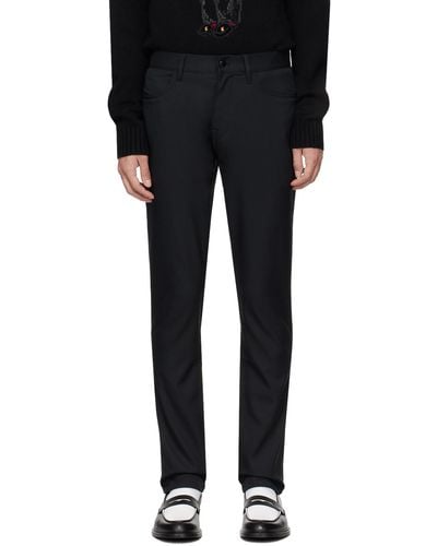 Polo Ralph Lauren Black Slim-fit Trousers