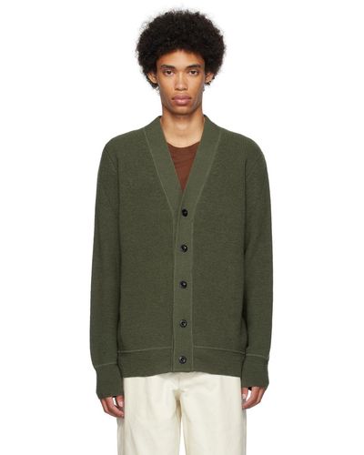 MHL by Margaret Howell Flatlock Cardigan - Green