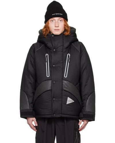 and wander Black Insulated Jacket