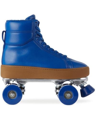 Bottega Veneta Quilt Roller Skates - Blue