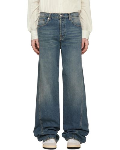 Lanvin Blue Twisted Jeans