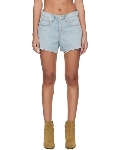 FRAME Blue 'le Brigette' Shorts