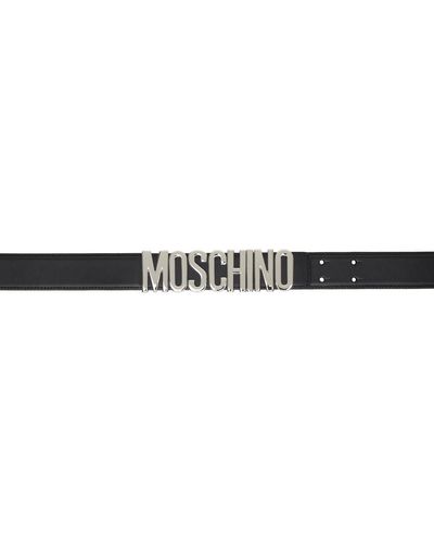 Moschino ロゴ ハードウェア ベルト - ブラック