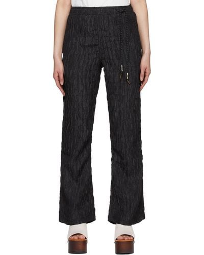ANDERSSON BELL Polyester Lounge Trousers - Black