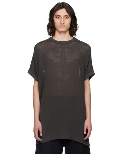 Jan Jan Van Essche O-Project Droptail T-Shirt - Black
