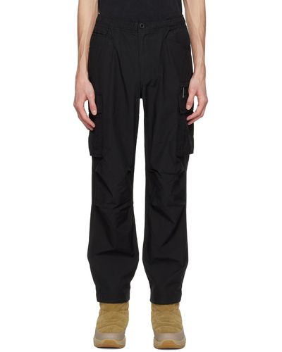 thisisneverthat Embroide Cargo Trousers - Black