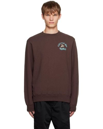 Undercover Printed Sweatshirt - Brown