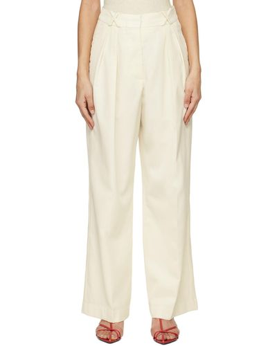 Rohe Off- Tailo Trousers - Natural