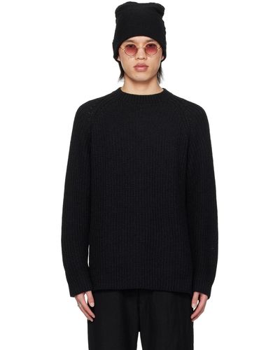 DEVOA Raglan Sweater - Black