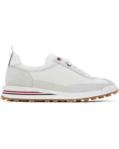 Thom Browne White Tech Sneakers - Black