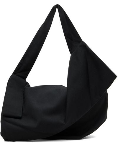 Y's Yohji Yamamoto Asymmetric Shoulder Bag - Black
