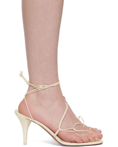 Neous Off-white Giena Heeled Sandals - Brown