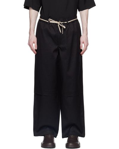 Black stretch trousers with pockets 70 EA7 Emporio Armani