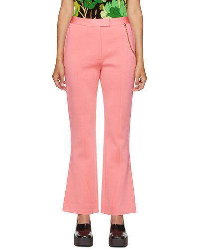 Givenchy Chain Fla Trousers - Pink