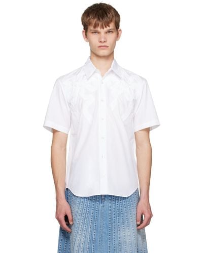 STEFAN COOKE Bows Shirt - White