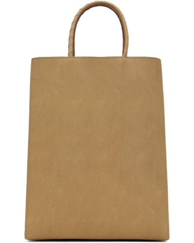 Bottega Veneta Beige 'the Small Brown Bag' Tote - Natural