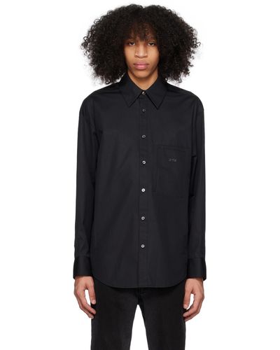 WOOYOUNGMI Black Printed Shirt