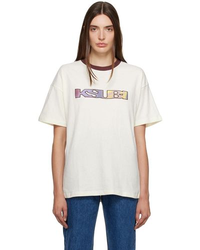 Ksubi Off-white Refract Sott Oh G T-shirt