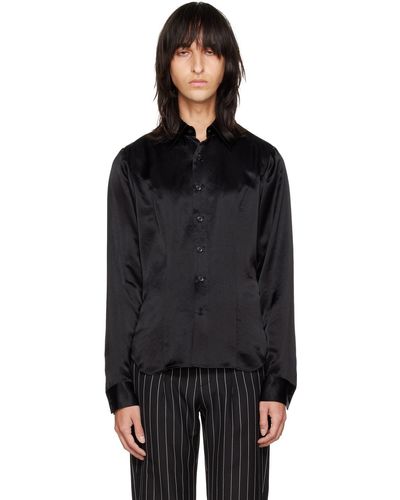 Anna Sui Ssense Exclusive Washed Shirt - Black