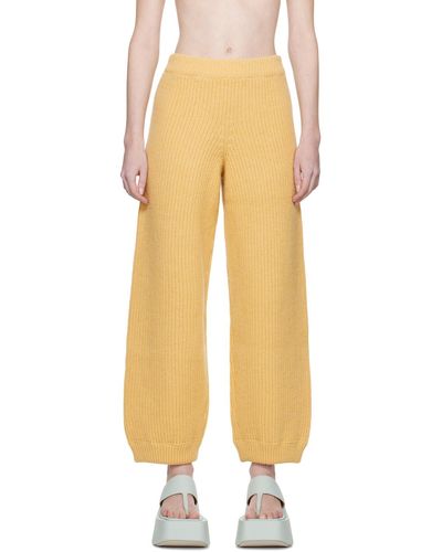 Baserange Pantalon de détente mea jaune - Multicolore