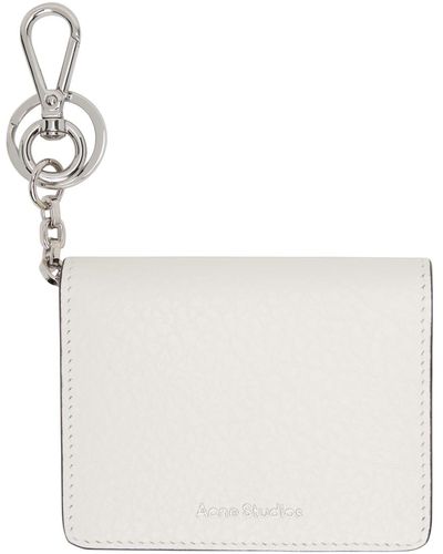Acne Studios Folded Leather Wallet - White