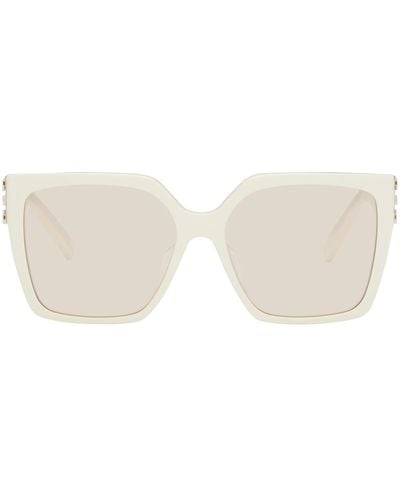Givenchy Off-white 4g Sunglasses - Black