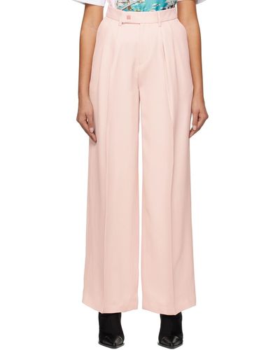 Amiri Double Pleated Trousers - Pink