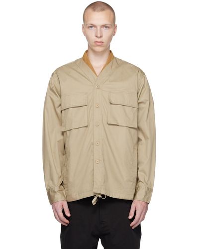 Universal Works Taupe Parachute Jacket - Natural