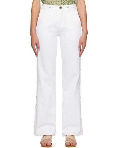 Wales Bonner Heritage Jeans - White
