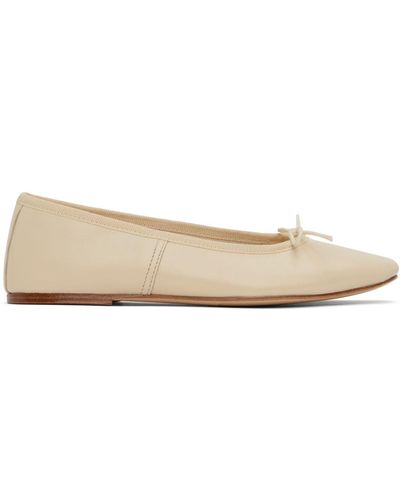 A.P.C. Ballerines leah blanc cassé - Noir