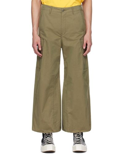 Doublet Robot Legs Cargo Trousers - Natural
