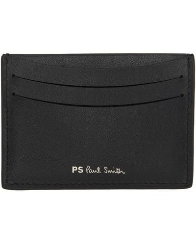 PS by Paul Smith Black Bonded Card Holder
