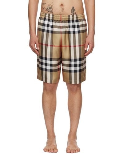 Burberry Check Shorts - Multicolour