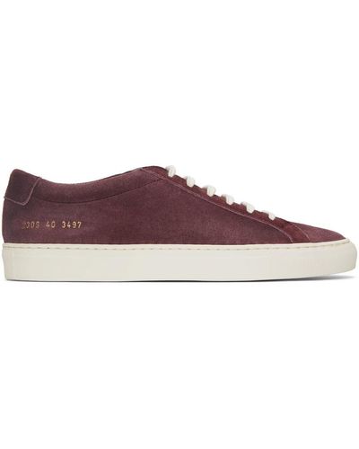 Common Projects レッド Achilles ローカット スニーカー